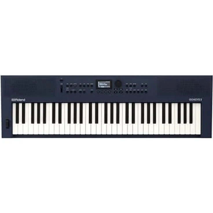 Roland GO:KEYS 3 Music Creation Keyboard | 61 Tasten | ZEN-Core Engine mit über 1000 internen Sounds | Integrierte Stereolautsprecher | Bluetooth Audio/MIDI – Midnight Blue