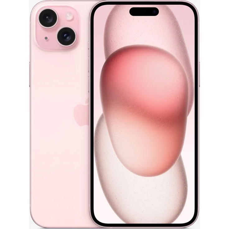 Apple iPhone 15 Plus 5G Smartphone 17,018cm (6,7 Zoll) OLED-Display, 256 GB interner Speicher, iOS 17, Pink