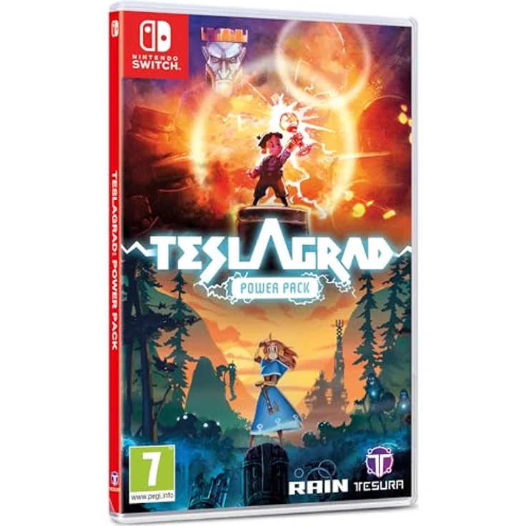 Tesura Games Teslagrad Power Pack, Nintendo Switch Spiel mit Teslagrad Remastered & Teslagrad 2, All-in-One Disc/CART – Bild 1