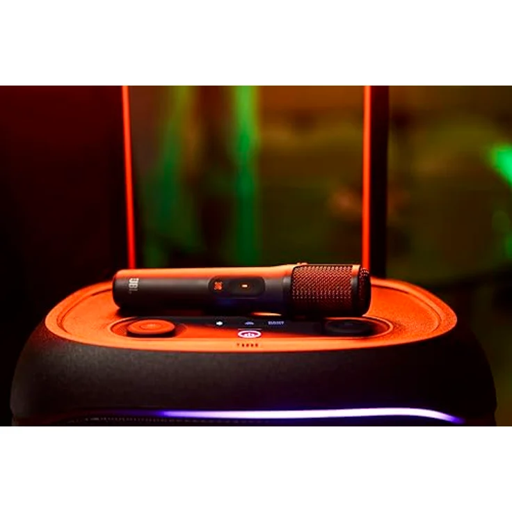 JBL EasySing Mics, 2 kabellose KI-Karaoke-Mikrofone mit Echtzeit-Gesangsentfernung und USB-C-Dongle, Schwarz – Bild 5