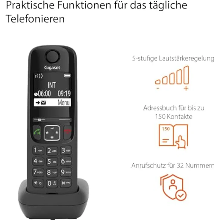 Gigaset AS690HX schwarz – Bild 4