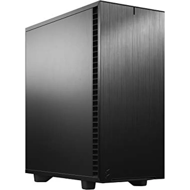 Fractal Design Define 7 Compact Black, kompaktes ATX PC Gehäuse aus Aluminium - Stahl, gedämmt für Silent Computing - schwarz – Bild 2