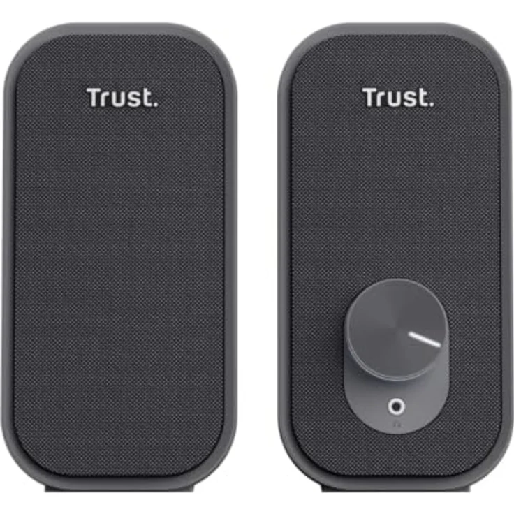Trust Ador 2.0-Lautsprecherset, Kabelgebundene PC-Lautsprecher mit 6W RMS Leistung, Schwarz – Bild 1