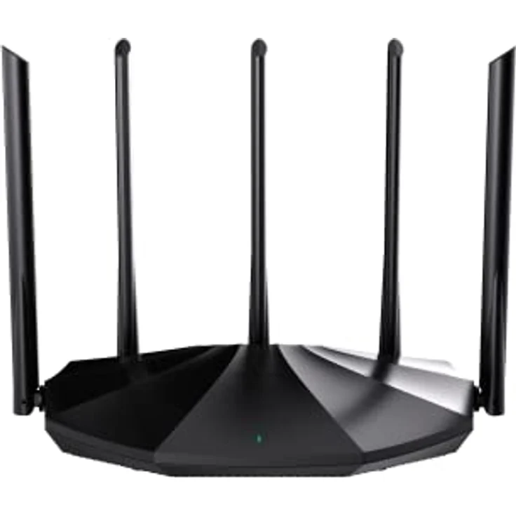 Tenda TX2 Pro, Wireless Router mit Wi-Fi 6, Dual-Band, 1000 Mbit/s, 5 Antennen, Schwarz – Bild 1