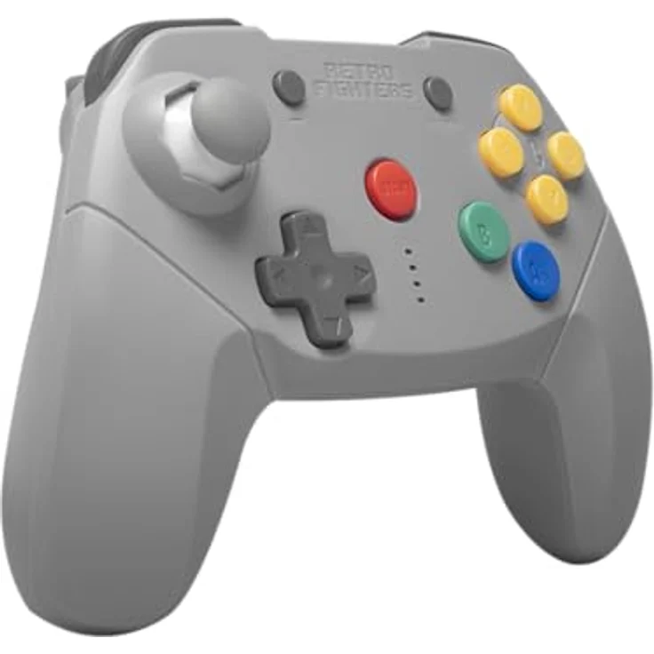 Retro Fighters Brawler64, Nintendo Switch Wireless Bluetooth NSO Edition, Grau, mit Screenshot- und Home-Tasten, Bewegungssensor und doppeltem Vibrationsfeedback – Bild 2