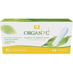 Organyc, Tampons aus 100% zertifizierter Baumwolle, für moderne Blutungen, 1 Packung x 16 Stück