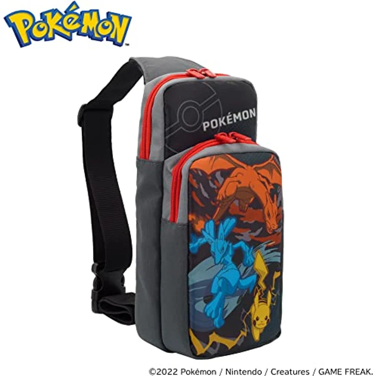 HORI Nintendo Switch Adventure Pack (Charizard, Lucario, & Pikachu) Travel Bag (Pokémon) - Officially Licensed – Bild 1