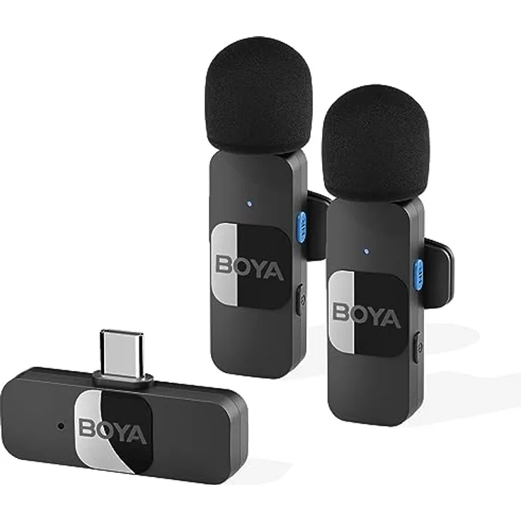 Boya BY-V20 Android Kompatibel Dual Wireless Microphone Type-C