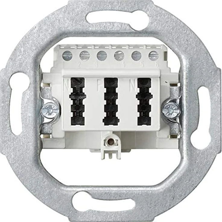 GIRA TAE-Anschlussdose TAE 3x6NFN ws 003302 – Bild 2