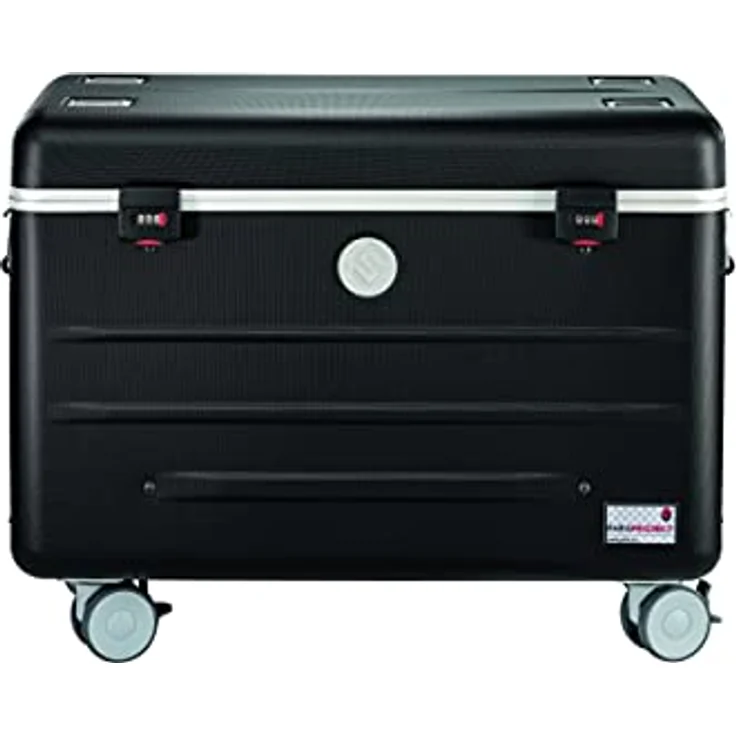 Parat ParaProject Case N10, Notebooktasche für 10 Geräte bis 15,6 Zoll, Schwarz, mit Zahlenschloss und Ladestationen – Bild 2