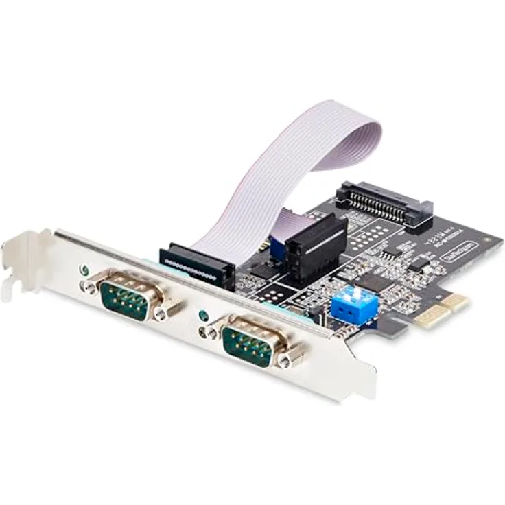 StarTech 2-PORT SERIAL PCIE CARD, Kontrollerkarte