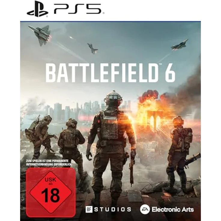 Electronic Arts Battlefield 6 - PS5 Spiel mit All-Out Warfare-Erlebnis, Vorbesteller-Bonus und Tombstone-Pack