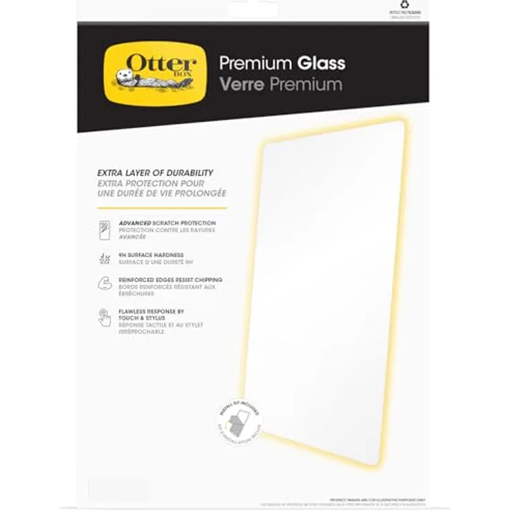 OtterBox Premium Glass Displayschutz für iPad Pro 13" (2024), gehärtetes Glas, hervorragender Kratzschutz