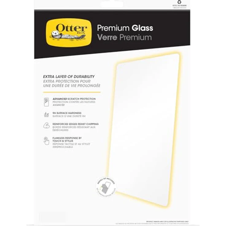OtterBox Premium Glass Displayschutz für iPad Pro 13" (2024), gehärtetes Glas, hervorragender Kratzschutz – Bild 1