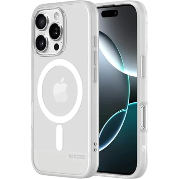 Incase Schlanke Apple Magsafe Hülle für iPhone 16 Pro – 2,4 m Fallschutz – leichte Apple iPhone-Hülle mit integrierten Magneten für MagSafe-Laden (transparent) – Bild 3