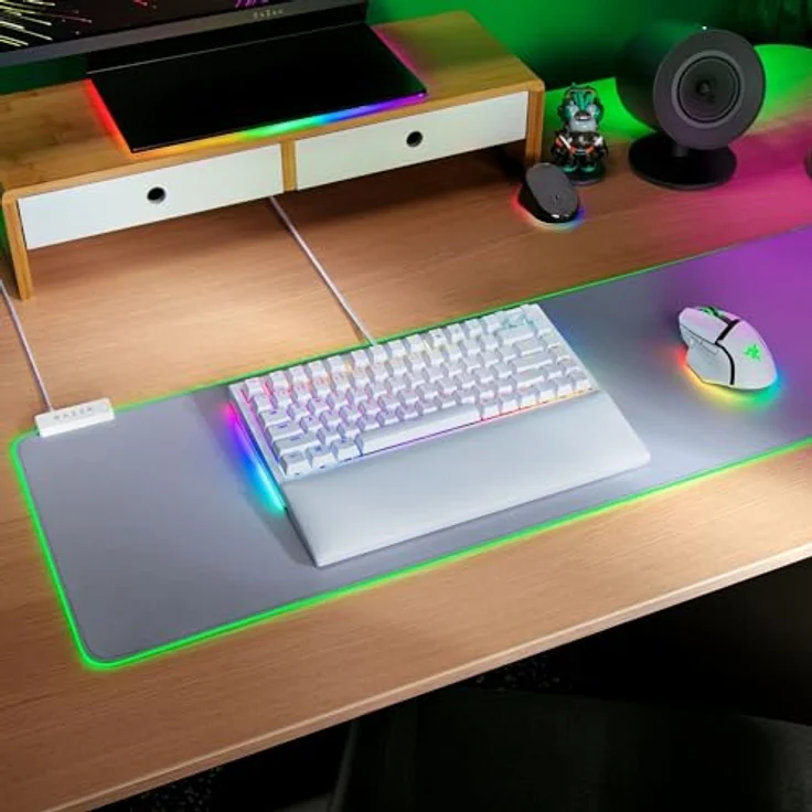 Razer BlackWidow V4 75% Mechanical Gaming Keyboard, US Layout, Wired, White (US, Kabelgebunden), Tastatur, Weiss – Bild 8