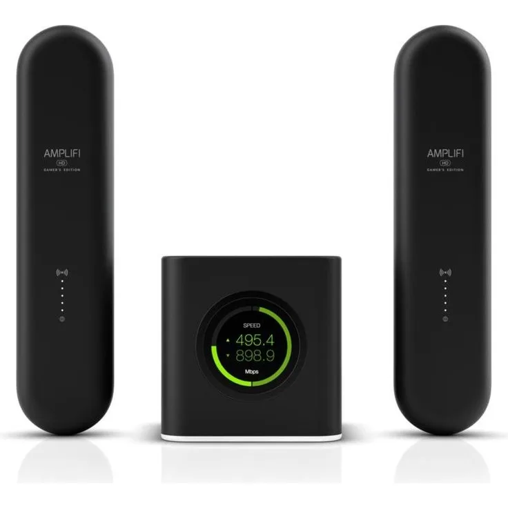 Amplifi Mesh Wi-Fi System Gamer's, Router mit 5250 Mbit/s, Dual-Band, Schwarz
