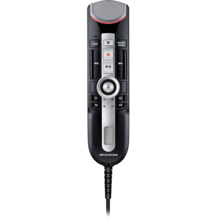 Olympus OM SYSTEM RecMic RM-4010N USB-Diktiermikrofon | optimiert für Spracherkennung und Diktieren, inkl. Mikrofonständer | Trackball | Beamforming-Technologie | Tasten frei konfigurierbar – Bild 4