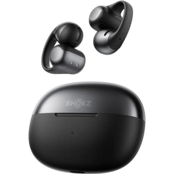 SHOKZ OpenDots 2, Open-Ear Kopfhörer Bluetooth 6.1 mit Bassphere™ 2.0, IP57, Schwarz – Bild 2
