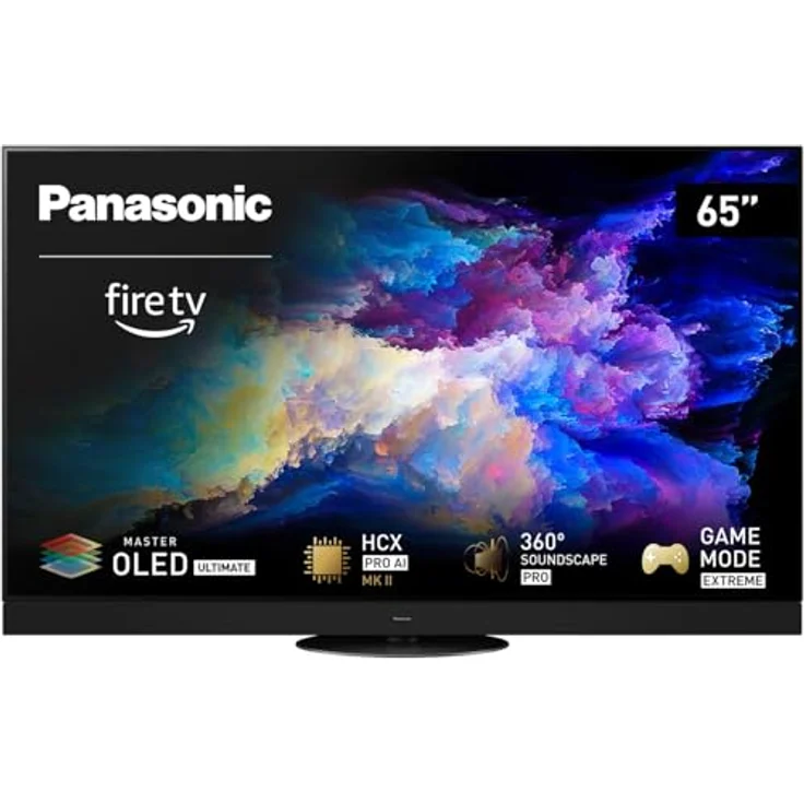 Panasonic TV-65Z95AEG 65 Zoll OLED-Fernseher mit Fire TV, Master OLED Ultimate, HCX Pro AI MK II, 360° Soundscape Pro, Game Mode Extreme – Bild 1