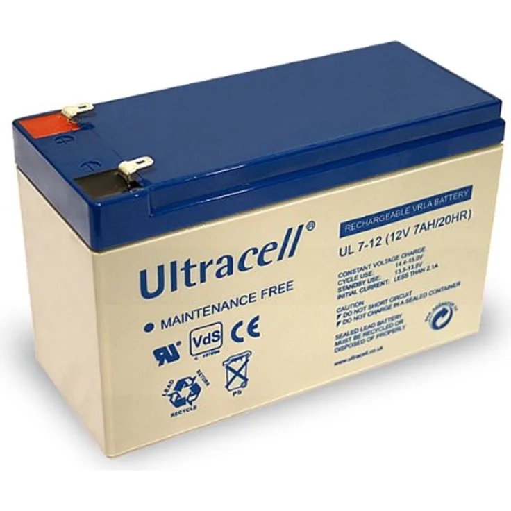 Wentronic AKKU 12-7,0 VDS (187) Ultracell Blei-Akku (Ul # 78246