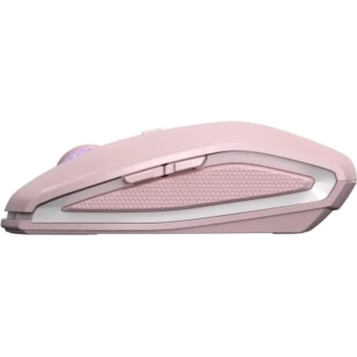 CHERRY GENTIX BT, kabellose Bluetooth Maus, Multi-Device Funktion für bis zu 3 Endgeräte, umschaltbare Auflösung (1000/2000 DPI), 7 Tasten und Scrollrad, batteriebetrieben, cherry Blossom – Bild 4