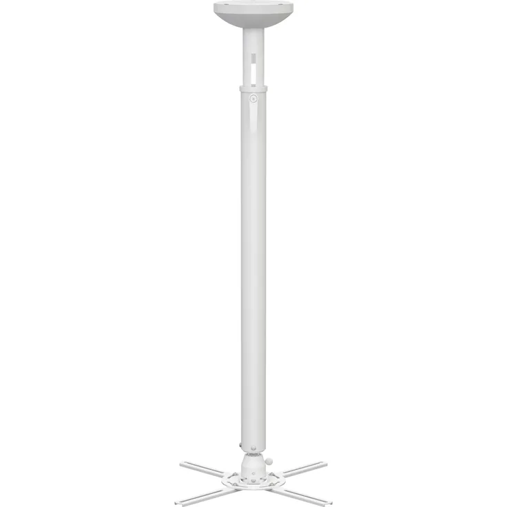 Multibrackets M Projector Mount HD 970-1500mm (Decke), Beamer Halterung, Weiss - Hohe Tragkraft, Neigemöglichkeit 20°, Rotation 360°, inkl. Montageset