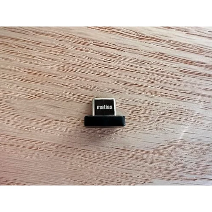 Matias M20DCBB Ergonomische Kabellose Maus, Optisch, Schwarz, 4 Tasten, 1000 dpi, Wiederaufladbarer Akku, USB-C Nano-Empfänger – Bild 5