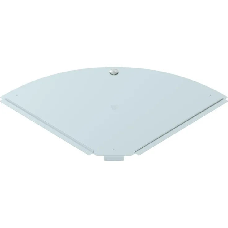 OBO Bettermann Deckel für 90Grad-Bogen RBD 90 300 FS, bandverzinkt, 300 mm Breite, für Kabelrinnen, horizontaler Winkel 90°