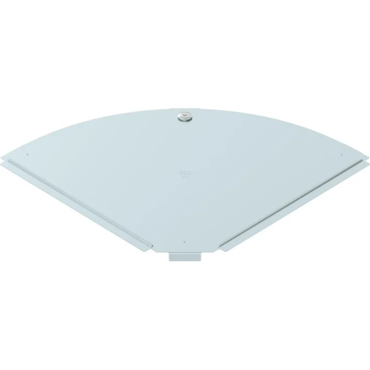 OBO Bettermann Deckel für 90Grad-Bogen RBD 90 300 FS, bandverzinkt, 300 mm Breite, für Kabelrinnen, horizontaler Winkel 90°