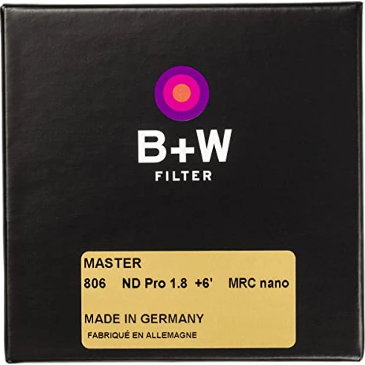 B+W Graufilter ND 1,8 MRC Nano Master 58mm (16x vergütet, Slim, Premium) – Bild 3