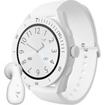 Techmade Smart Watch Young White Bundle, Unisex Smartwatch in Weiß