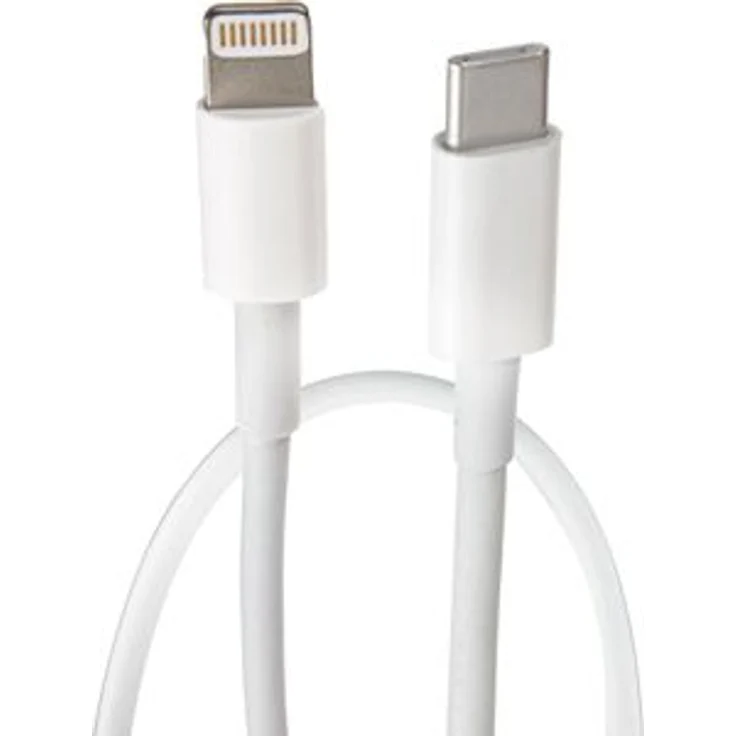 Apple Ladekabel MK0X2ZM/A, weiß, USB C auf Apple Lightning, BULK, 1m