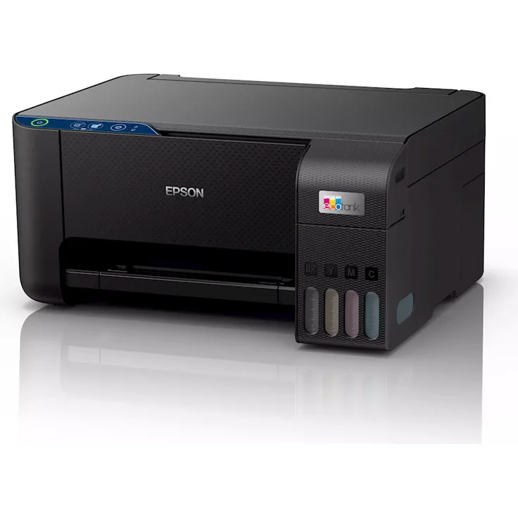 Epson EcoTank L3231 Multifunktionsdrucker, Farbe, Tintenstrahl, ITS, A4/Legal, bis zu 10 Seiten/Min., 100 Blatt, USB, Schwarz