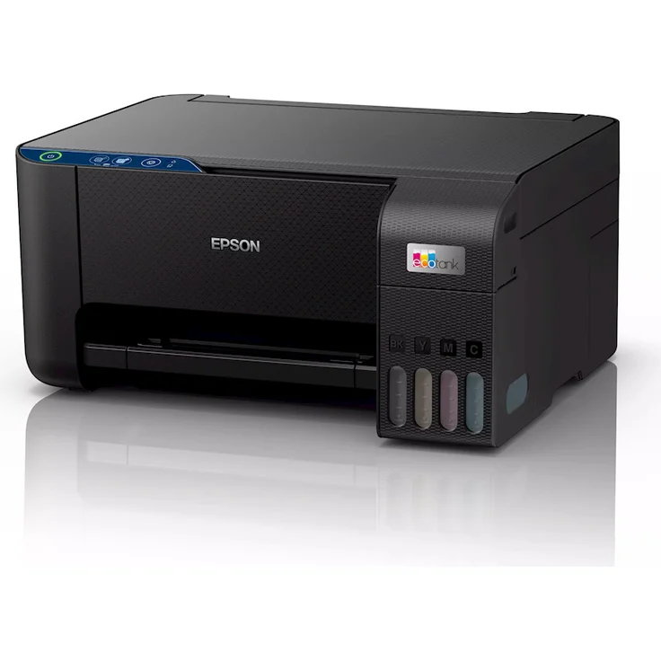 Epson EcoTank L3231 Multifunktionsdrucker, Farbe, Tintenstrahl, ITS, A4/Legal, bis zu 10 Seiten/Min., 100 Blatt, USB, Schwarz