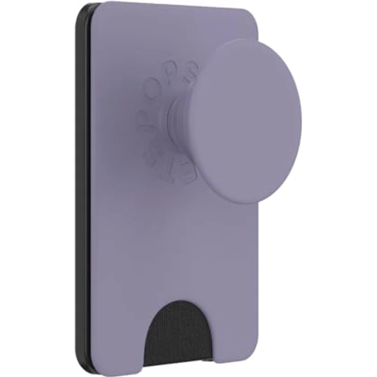 PopSockets PopWallet, Telefon-Geldbörse mit MagSafe-Adapterring und erweitertem Griff, kabellos aufladbar, Dusk – Bild 4