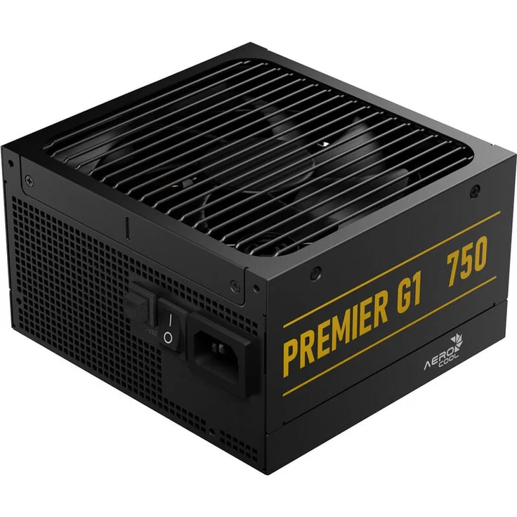 AeroCool Premier G1, 80 PLUS Gold Netzteil mit 750 Watt, PCIe 5.1, ATX 3.1, schwarz