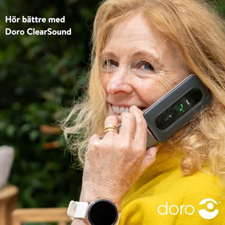 Doro Leva L31 Klapphandy, Single SIM, 7,11 cm (2.8") Display, 2 MP Kamera, 1150 mAh Akku, Rot & Weiß – Bild 5