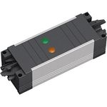 Bachmann STEP ALU 1xSPD GST18 Einbau-Tischsteckdosenleiste mit Überspannungsschutz 6,5kA und Funktionsanzeige