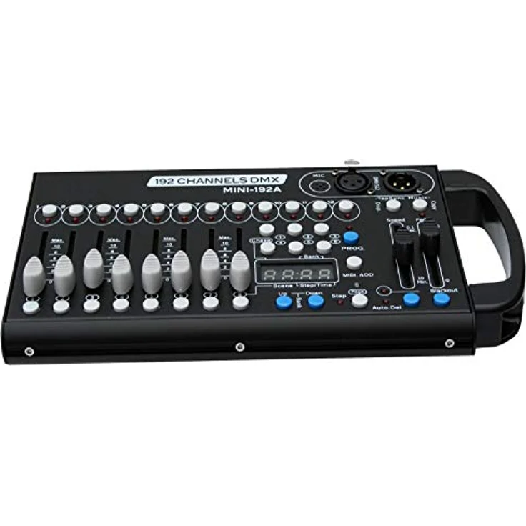 E-Lektron C-192A DMX Controller, 192-Kanal Lichtsteuerpult mit 23 Banken und 184 programmierbaren Szenen – Bild 1