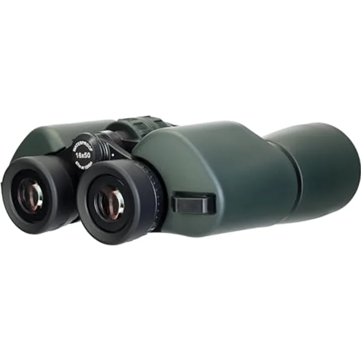Levenhuk New Sherman PRO 16x50 Fernglas, 16x Vergrößerung, 50mm Objektiv, wasserdicht, olivgrün/schwarz – Bild 7
