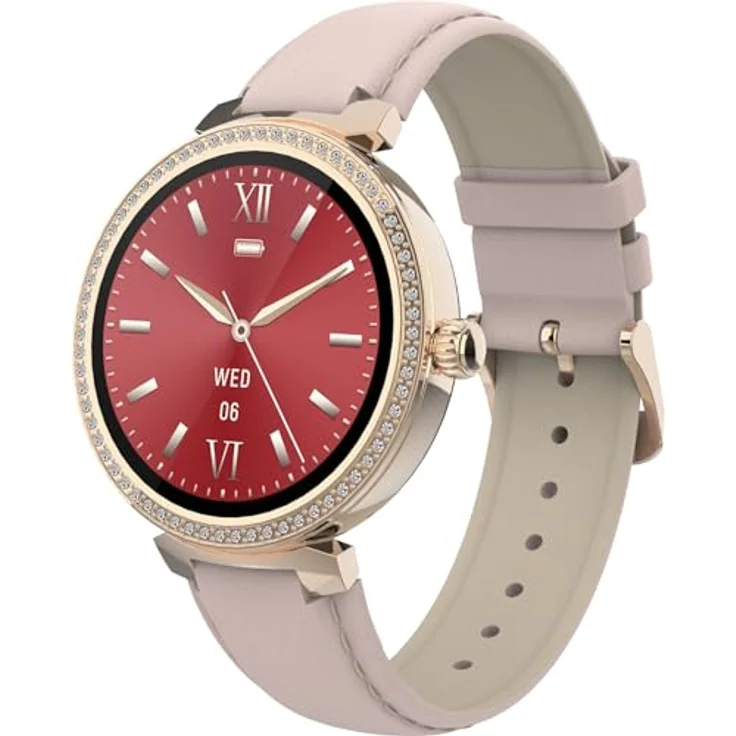 Denver SWC-342RO Smartwatch + Sportuhr, Bluetooth, GPS, rotes Kunststoffarmband - 25 mm – Bild 3