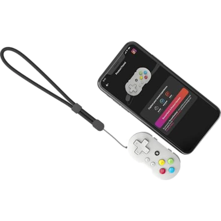 CRKD ATOM Controller für Switch, PC, Mobile/Tablet, Smart TV, Bluetooth 5.0, 10 Stunden Spielzeit, Pal Grey – Bild 3