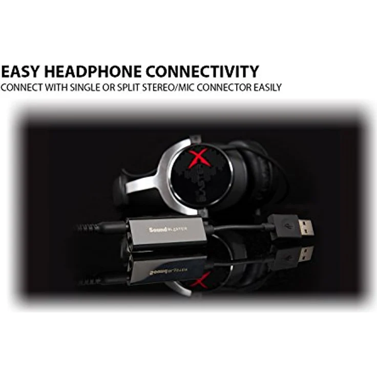 CREATIVE Labs 70SB173000000 - Sound Blaster Play! 3 USB, USB-DAC mit 24-Bit 96 kHz Wiedergabe, schwarz – Bild 4