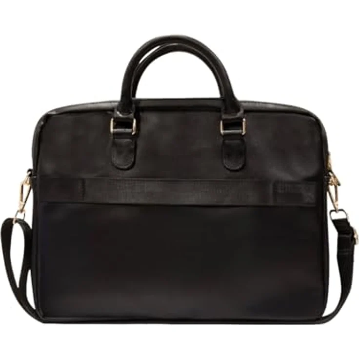 CG Mobile Guess Tasche GUCB15ZPGSTEGK, Laptoptasche aus Öko-Leder für 16" Laptops, Schwarz Triangle 4G, 4 Fächer – Bild 3