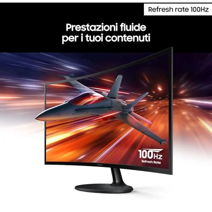 Samsung LS24D362GAUXEN, 24 Zoll Full HD Monitor mit gebogenem Bildschirm und Blaulichtreduzierung – Bild 4