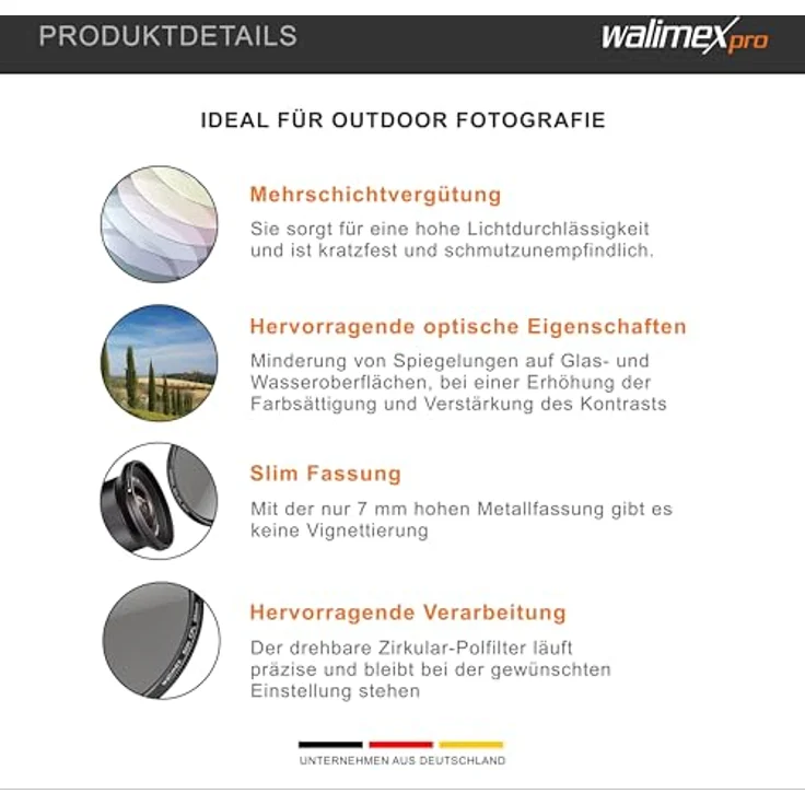 Walimex pro Polfilter zirkular Slim 55mm – Bild 4