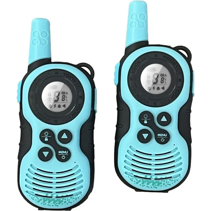 Kids Euroswan Vision Kids Walkie-Talkie, 1 km Reichweite, 16 Kanäle, blau, ab 4 Jahren