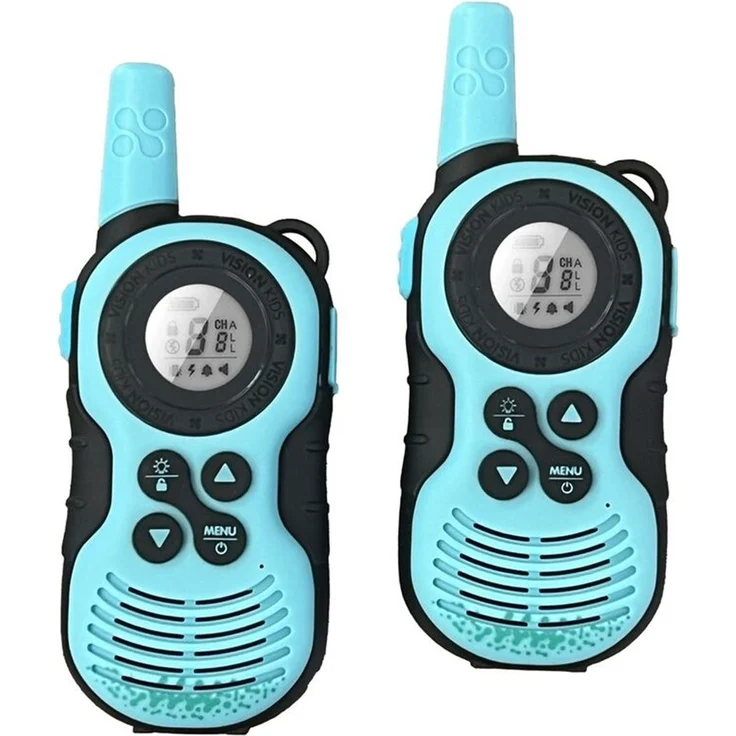 Kids Euroswan Vision Kids Walkie-Talkie, 1 km Reichweite, 16 Kanäle, blau, ab 4 Jahren