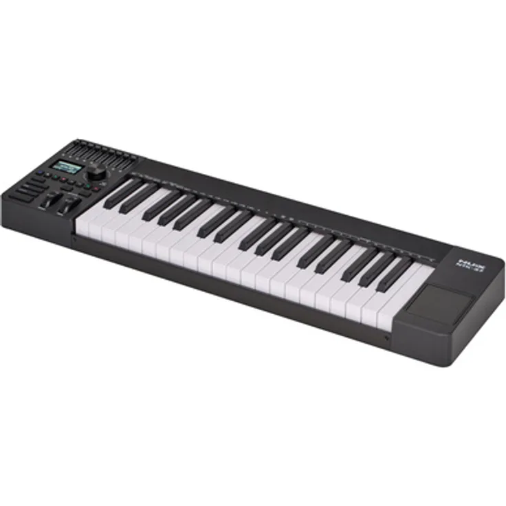 Nux NTK-37, USB-MIDI-Keyboard-Controller mit 37 halbgewichteten Tasten, integriertem Arpeggiator und 9 zuweisbaren Fadern